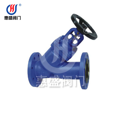 德(dé)标Y型直流式波纹管截止阀
